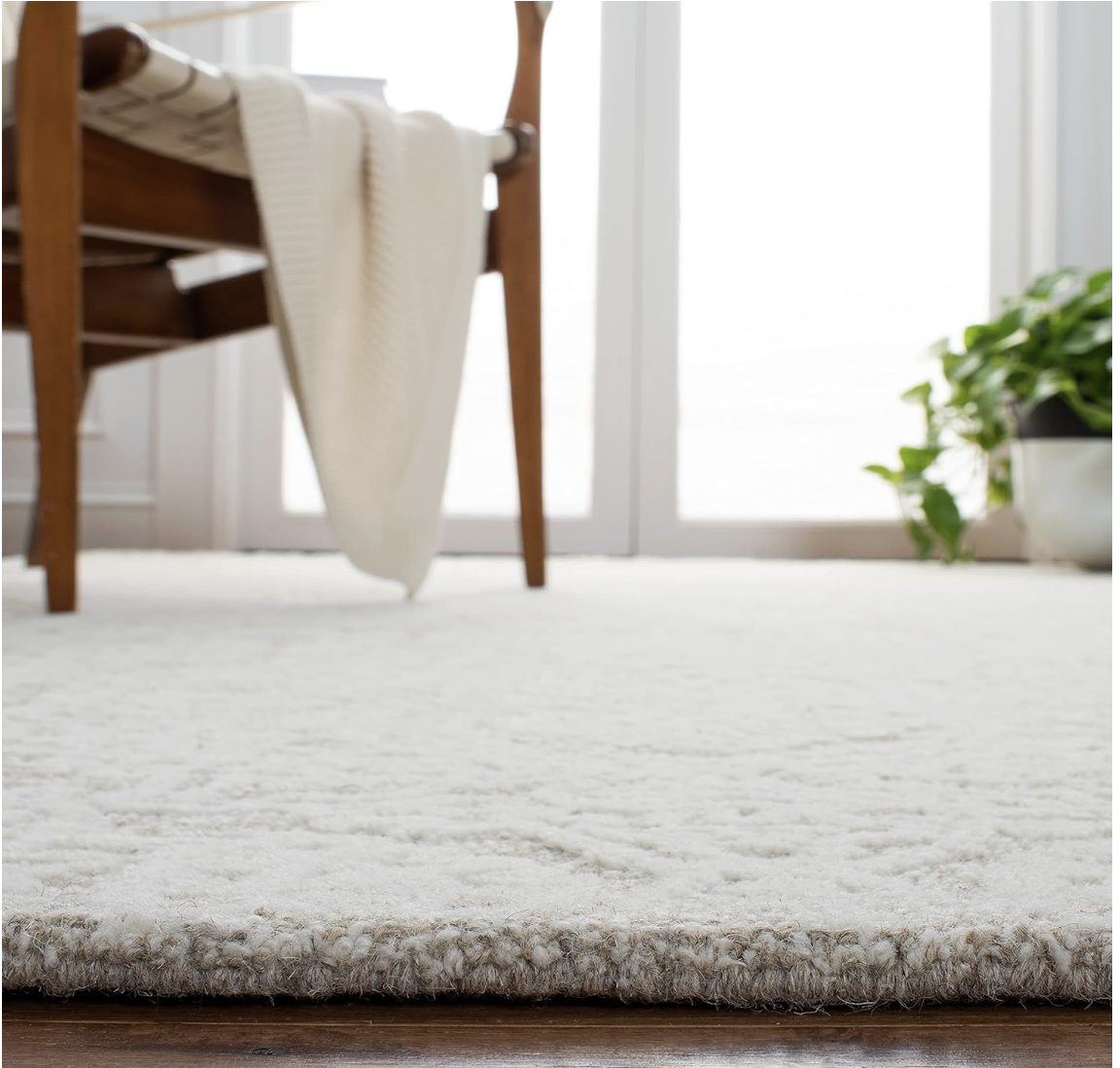 Warm Beige Neutral Rug