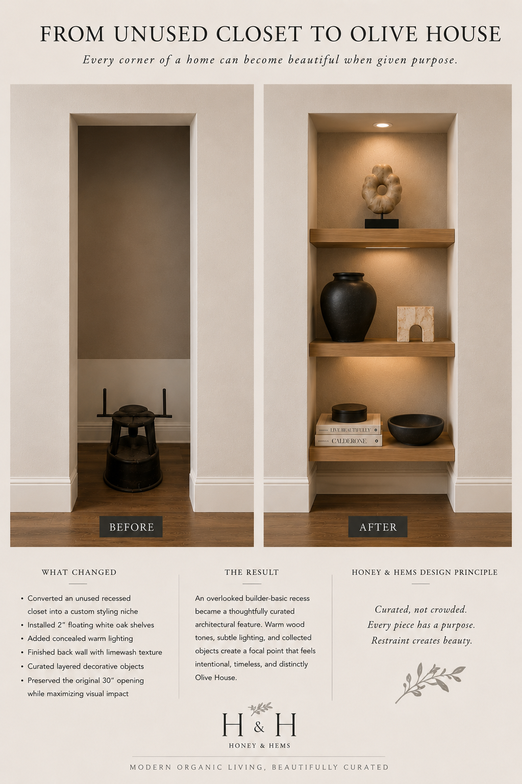 Unused Closet → Olive House