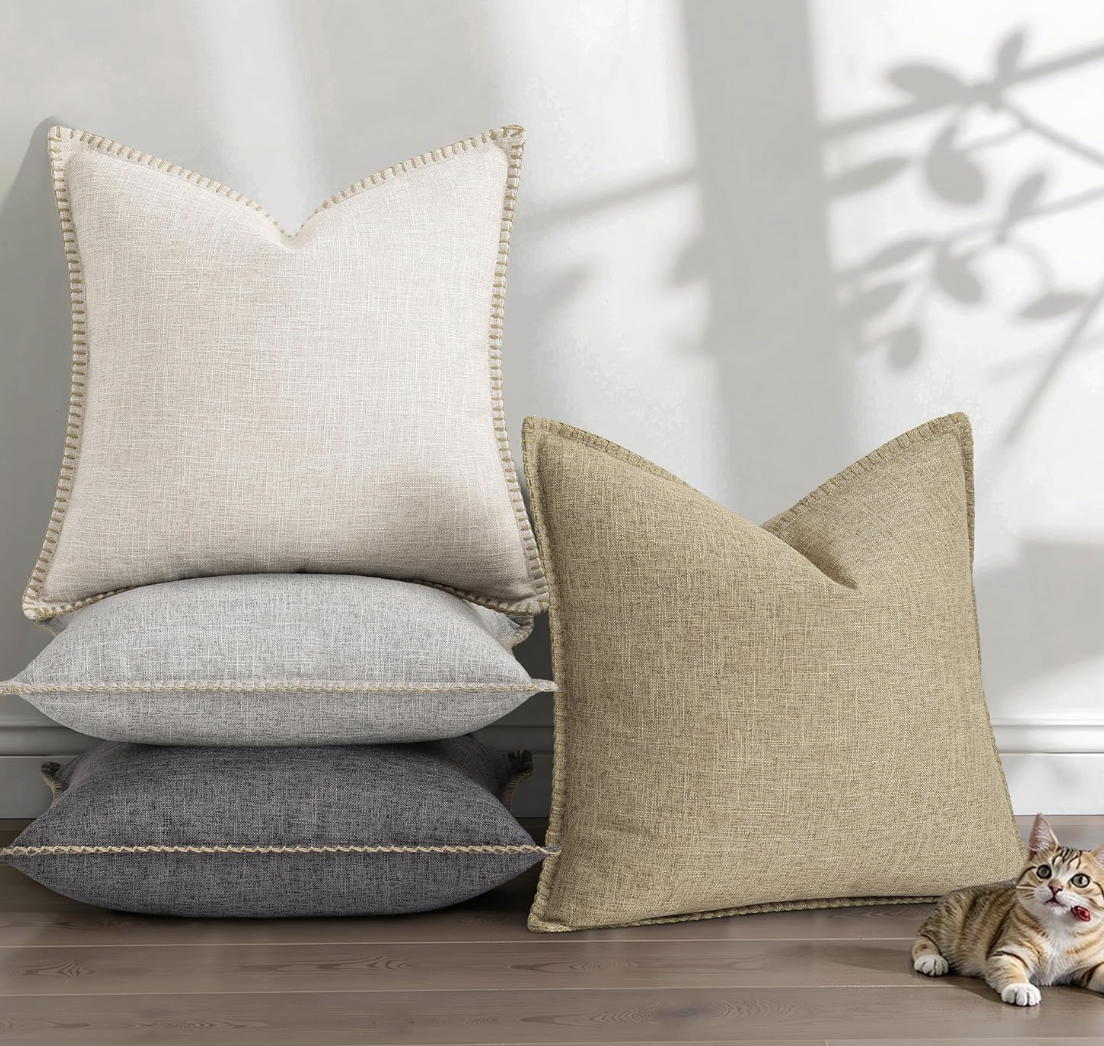 Linen Outdoor Pillows