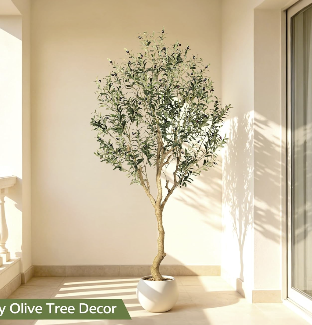 Large Faux Olive Tree