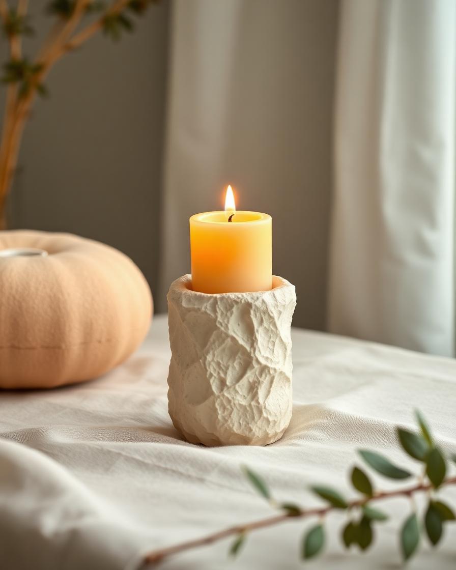 Plaster Pillar Lantern