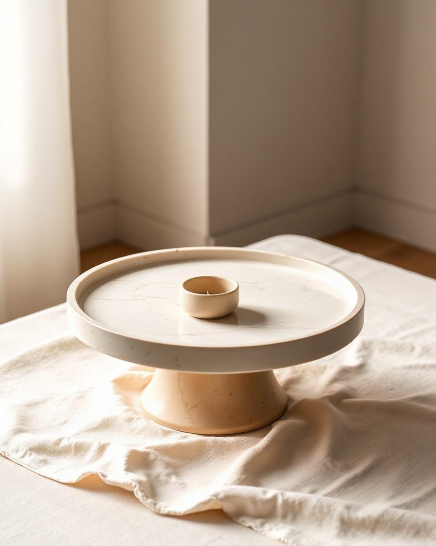 Travertine Outdoor Tray