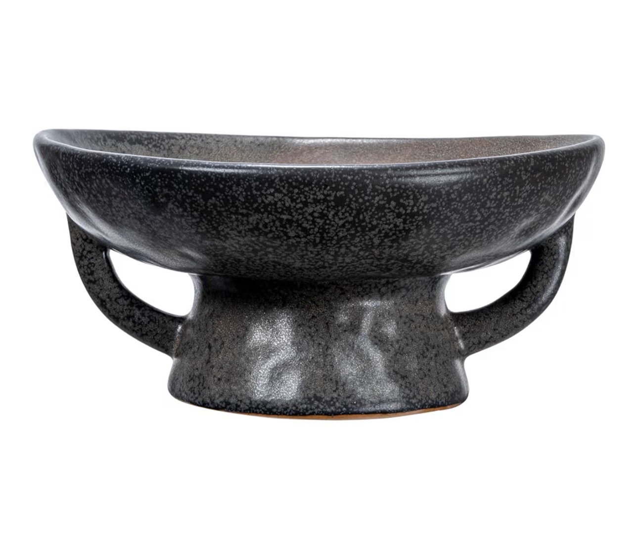 Decorative ceramic bowl in warm ivory and sand tones