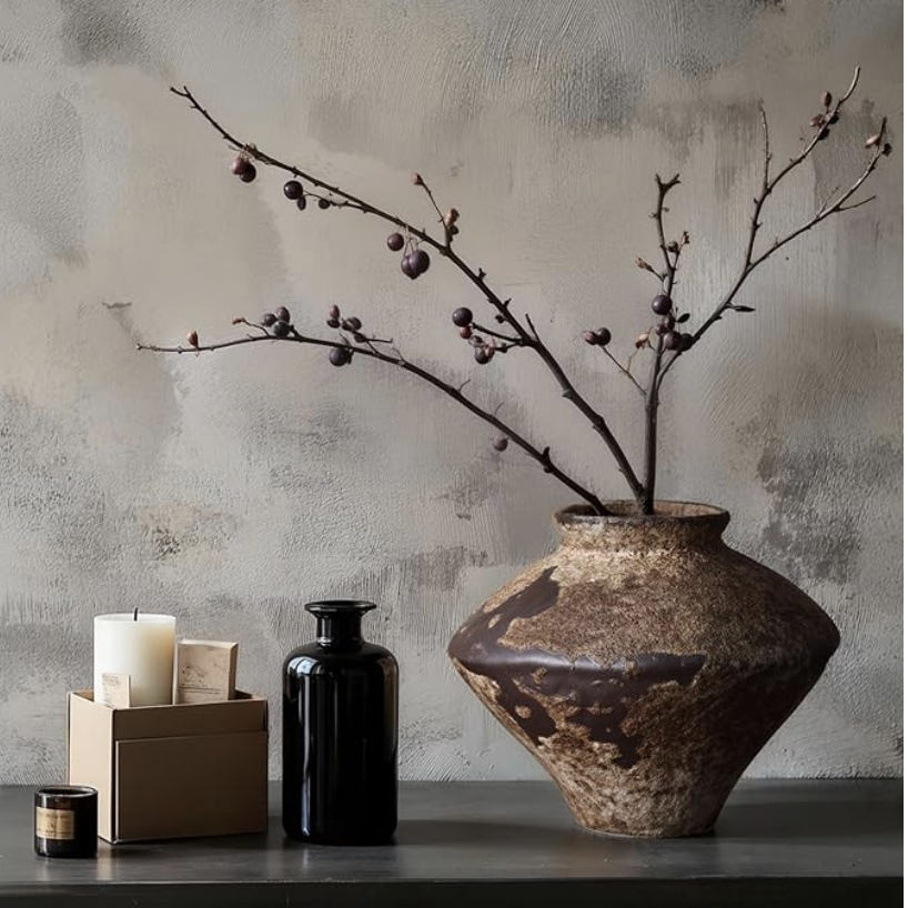 Hand-Thrown Branch Vessel