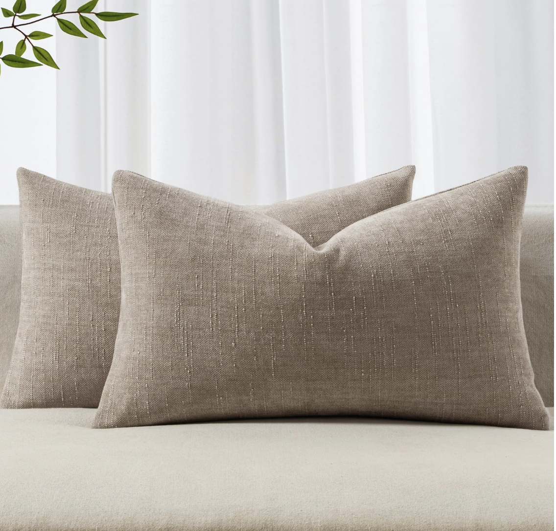 Textured Linen Lumbar