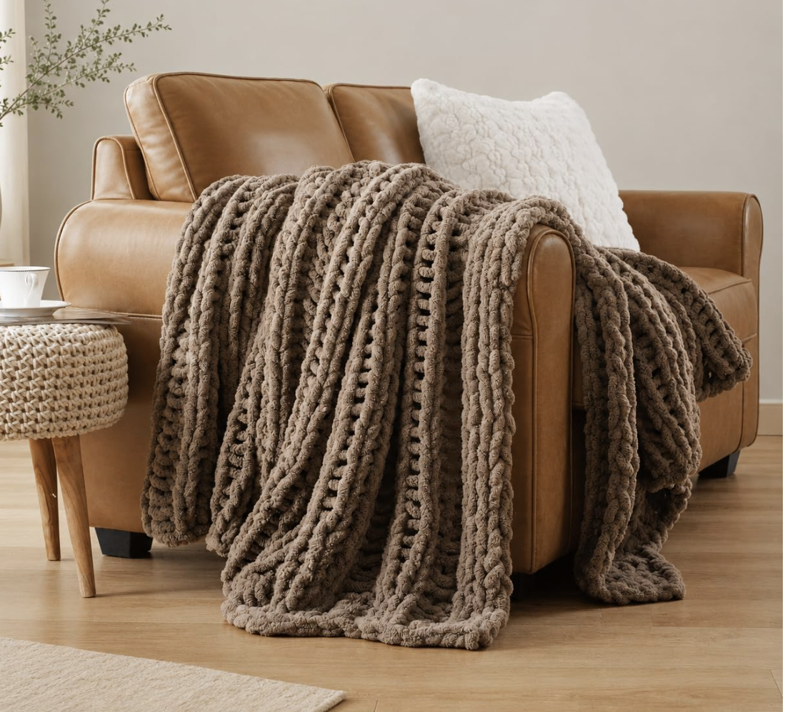 Hand-Woven Throw