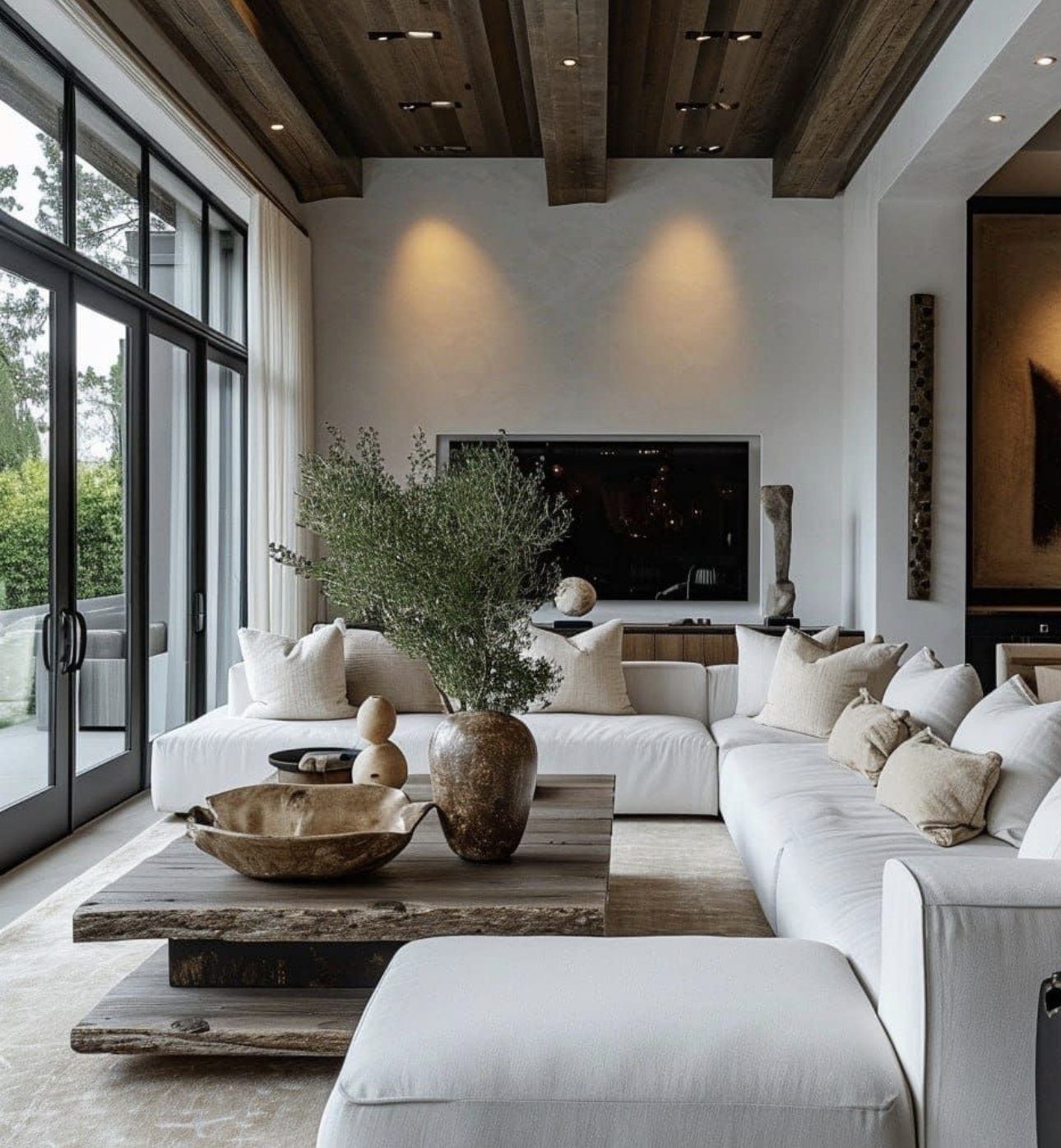 The Collected Family Room — A study in light & stone